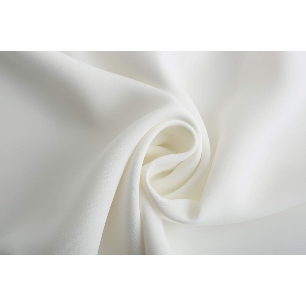 Women's Chiffon Pleated Cap Sleeve Blouse Curved Hem Casual Office Wear - Picture 5 of 5